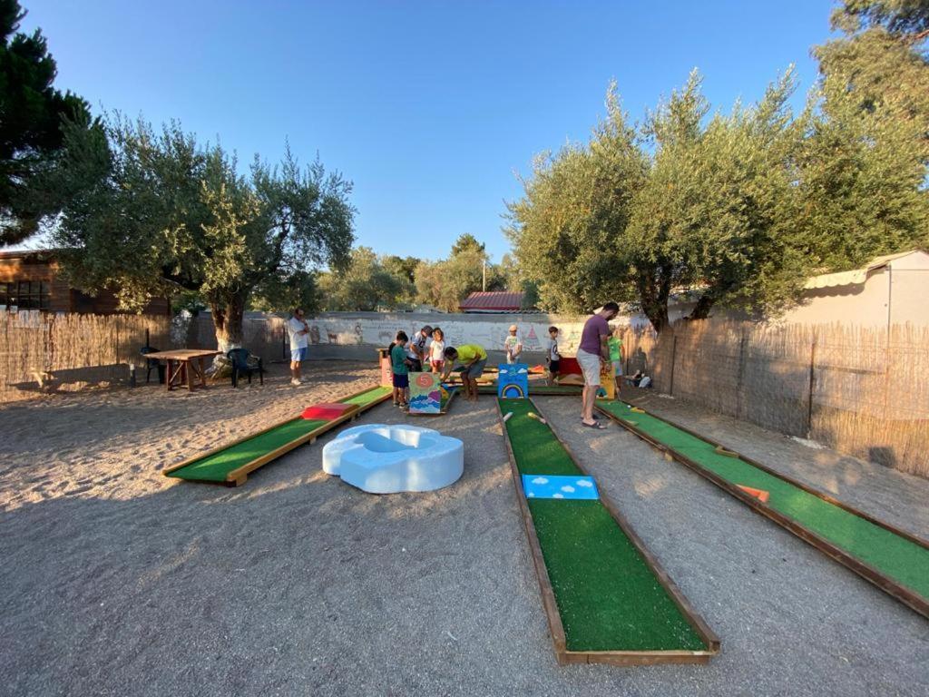 Nisi Glamping Hotel Paralía Exterior foto