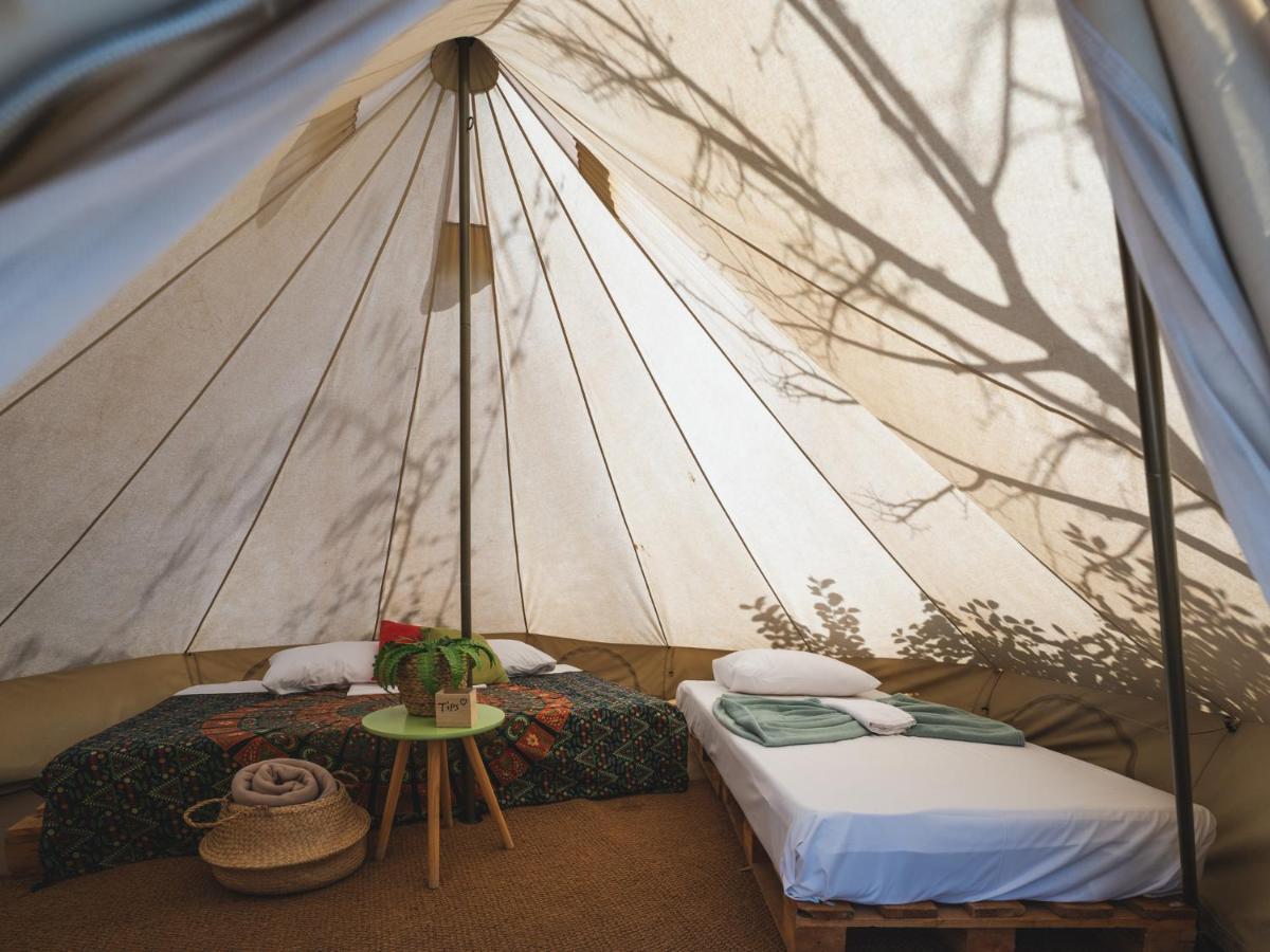Nisi Glamping Hotel Paralía Exterior foto
