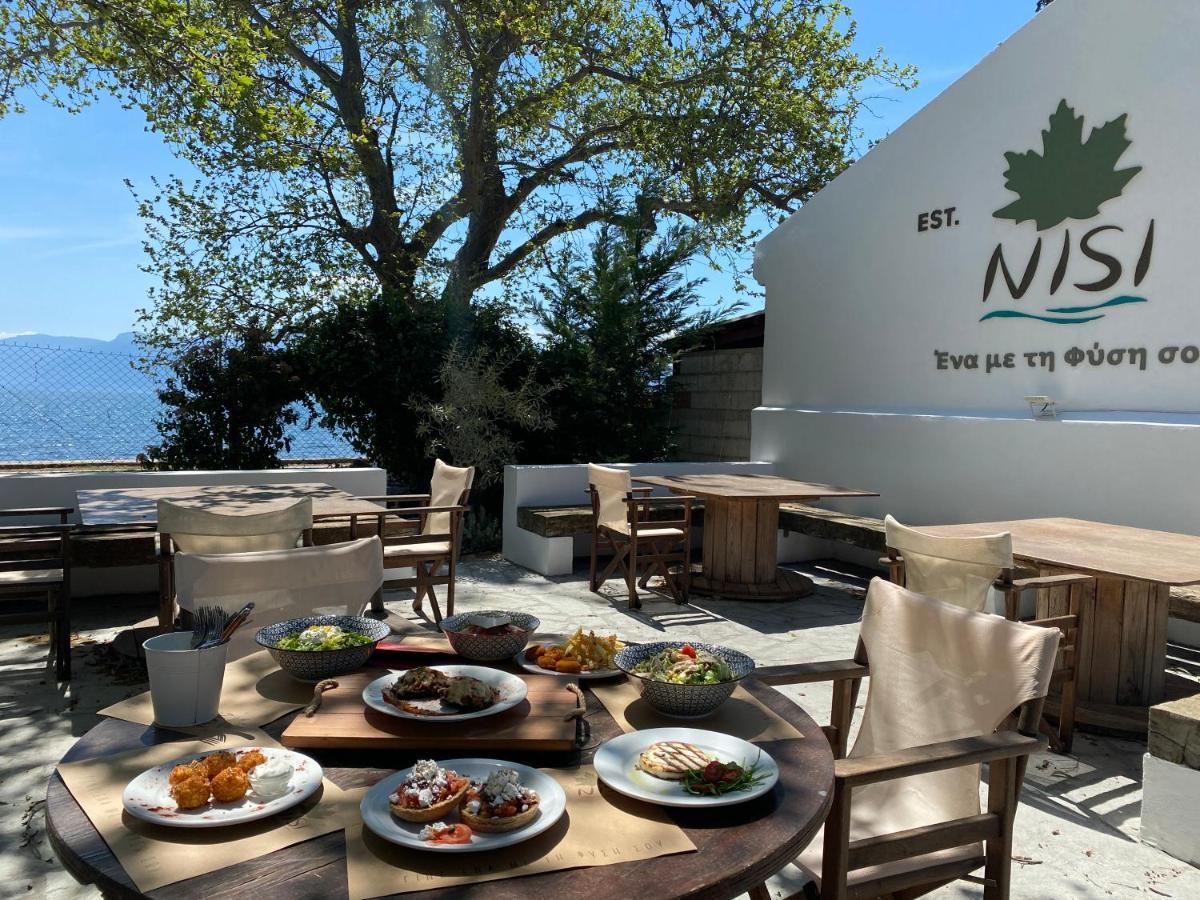 Nisi Glamping Hotel Paralía Exterior foto